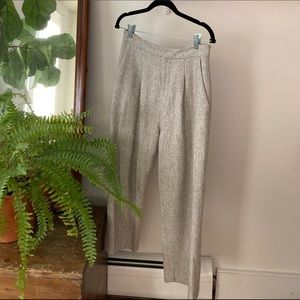 Oak + Fort grey wool trousers size 8
